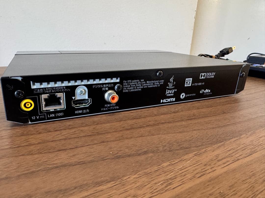 F042　美品動　作確認済　SONY　ブルーレイプレーヤー　BDP-S6700