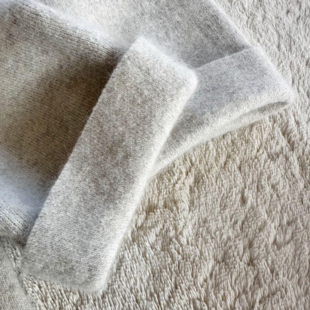 BEARDSLEY ビアズリー ノーカラーコート オフホワイト