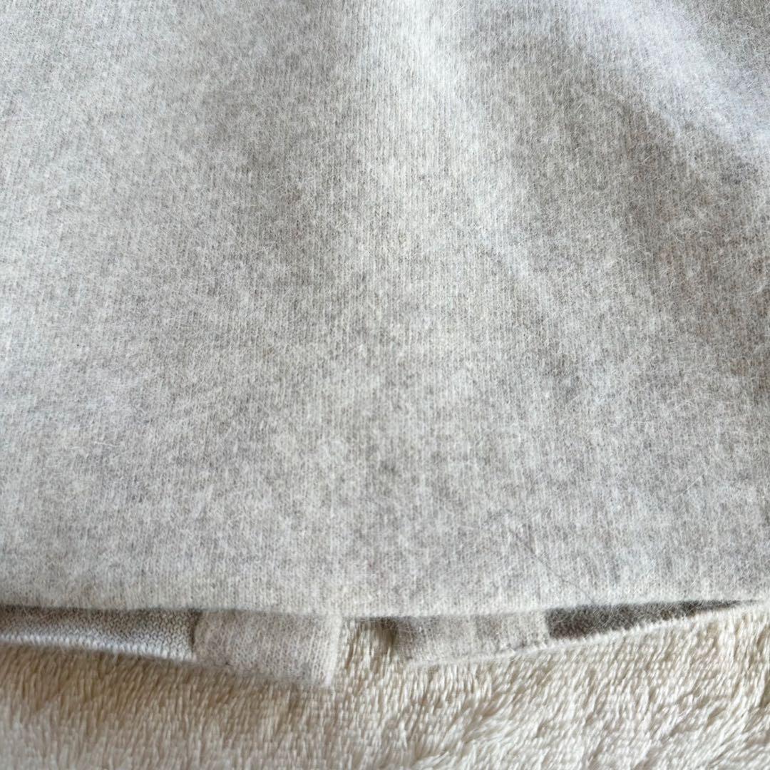 BEARDSLEY ビアズリー ノーカラーコート オフホワイト