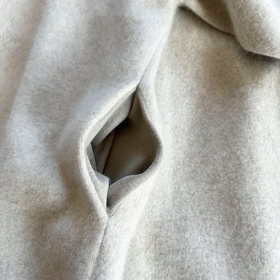 BEARDSLEY ビアズリー ノーカラーコート オフホワイト