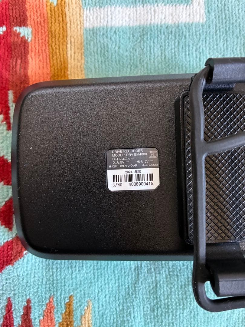 ミラー型　ドライブレコーダー　KENWOOD DRV-EM4800