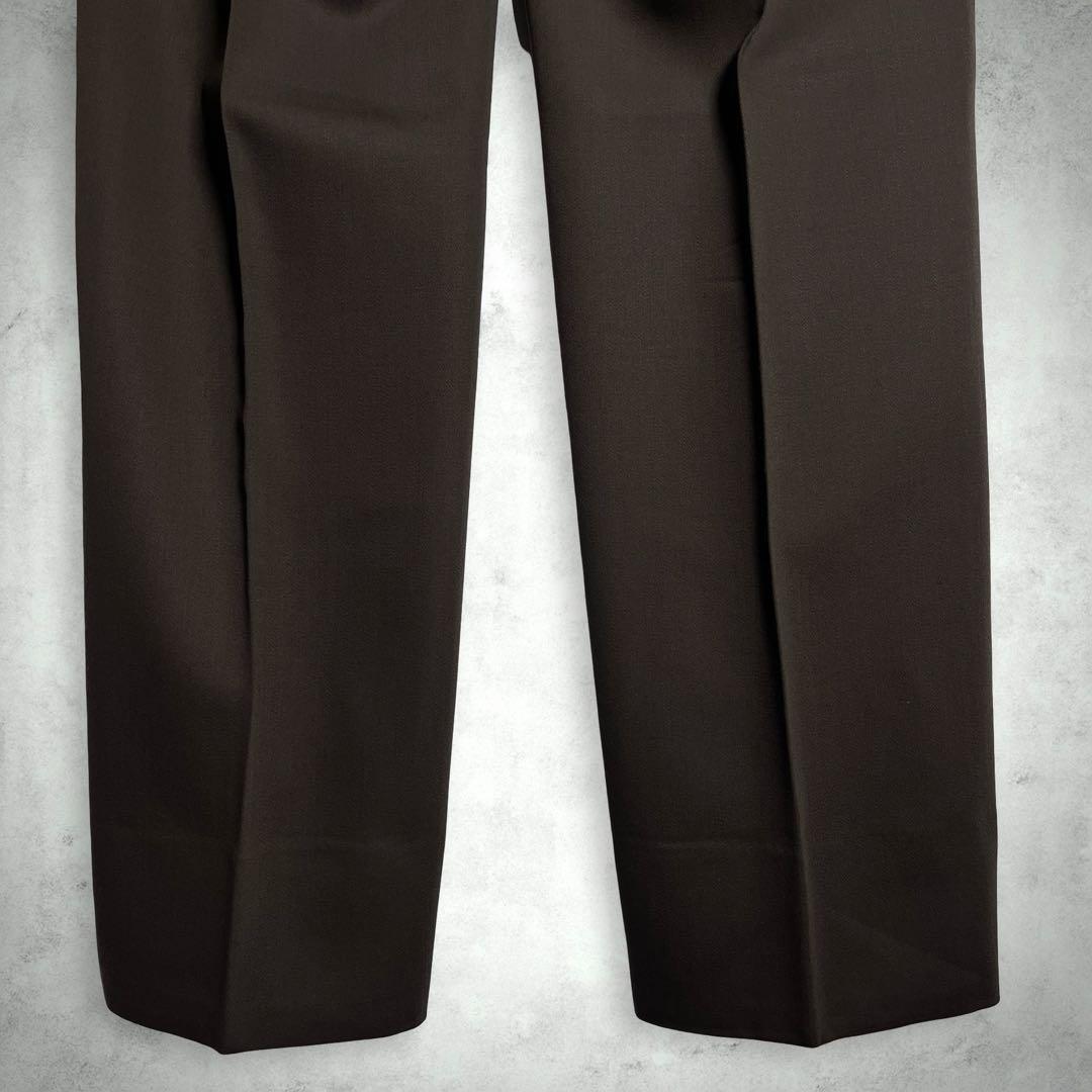 ヴィンテージ 古着 3ピース スーツセットアップ 昭和レトロ ブラウン