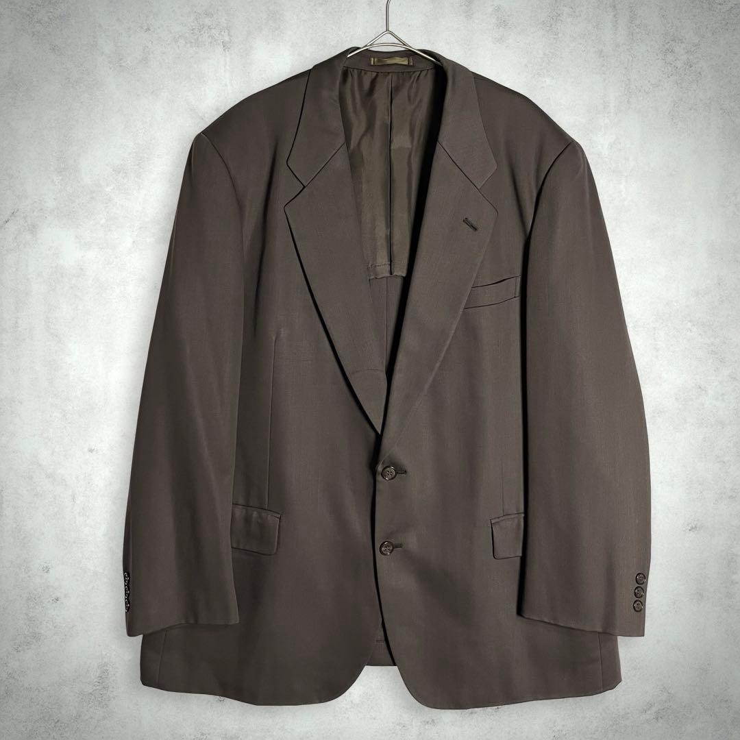 ヴィンテージ 古着 3ピース スーツセットアップ 昭和レトロ ブラウン