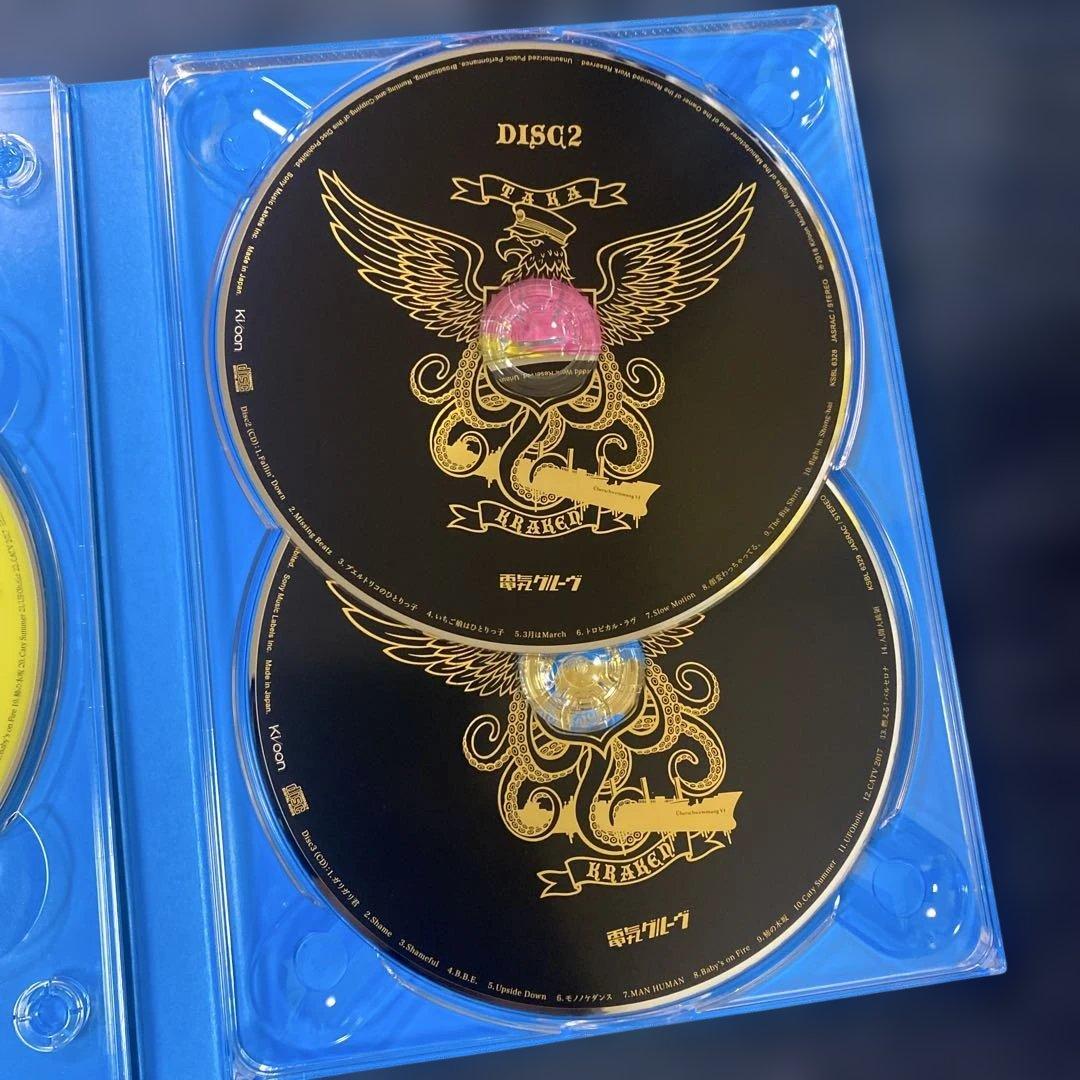 電気グルーヴ クラーケン鷹 石野卓球 砂原良徳 スチャダラパーDVD + 2CD