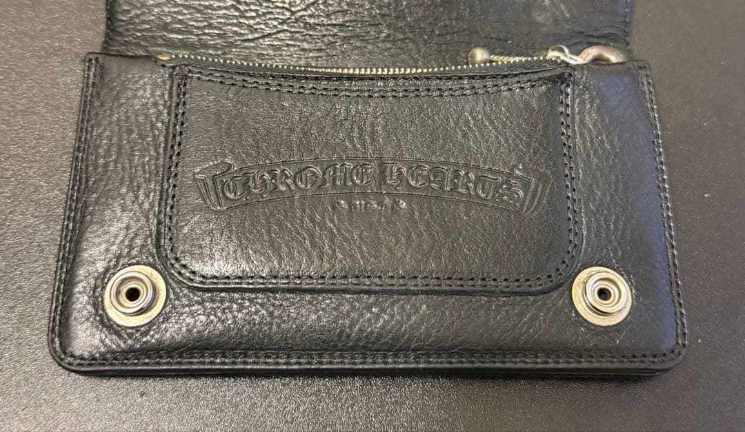 美品CHROME HEARTS 1zip クロスボタン　インボイス付き