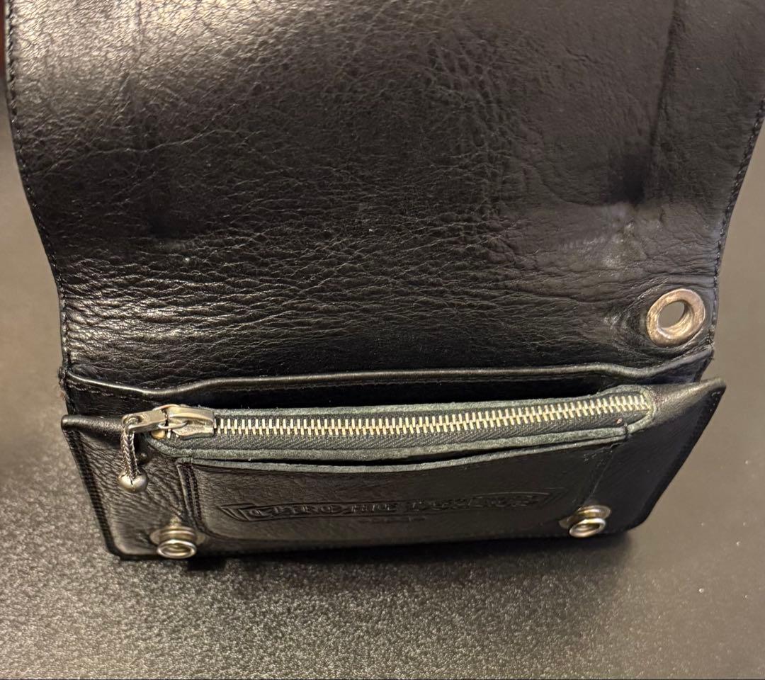 美品CHROME HEARTS 1zip クロスボタン　インボイス付き