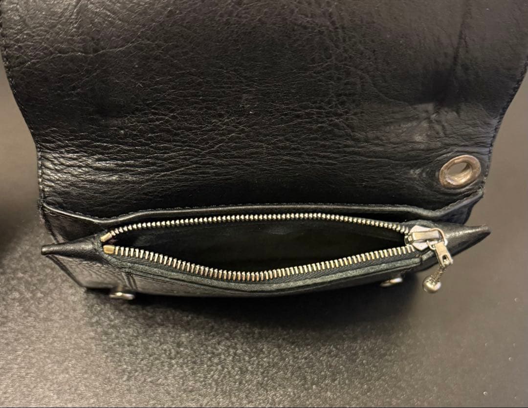 美品CHROME HEARTS 1zip クロスボタン　インボイス付き