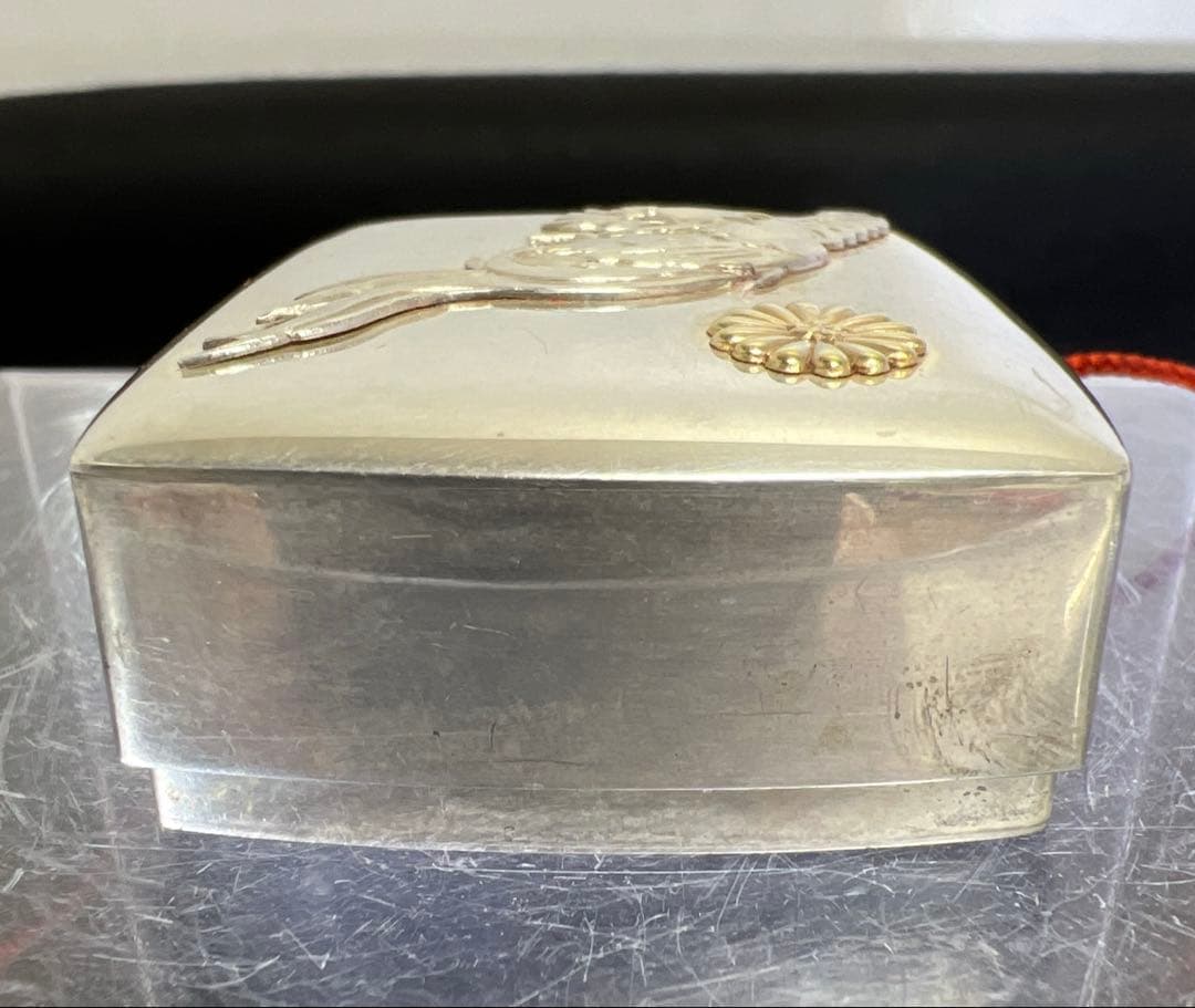 専用　天皇家　御下賜品　純銀小林製　鳳凰文　ボンボニエール　トニエ　61g