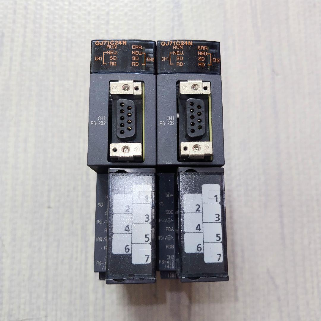 MITSUBISHI 三菱電機シーケンサ QJ71C24Nユニット 2台セット