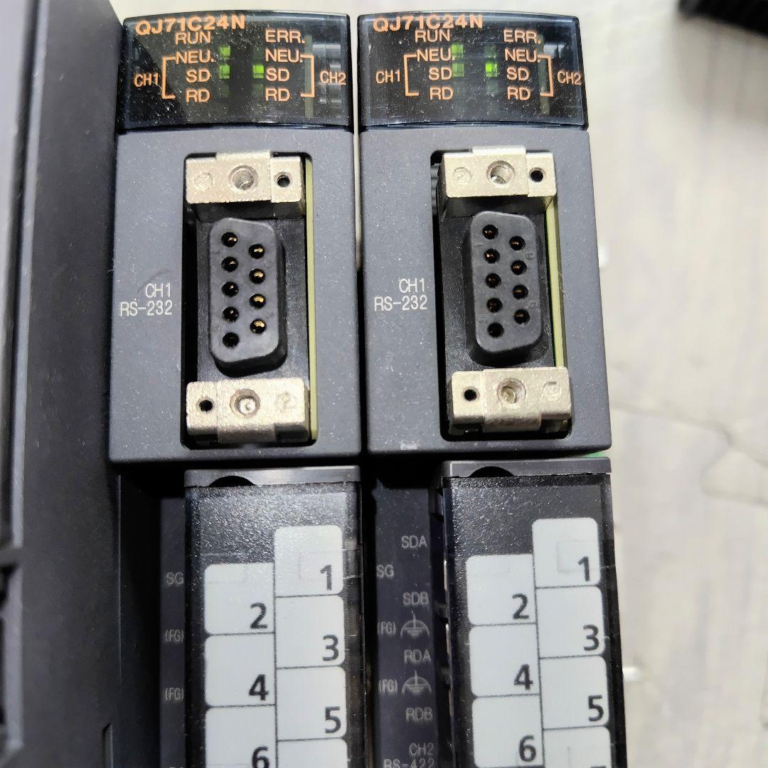 MITSUBISHI 三菱電機シーケンサ QJ71C24Nユニット 2台セット