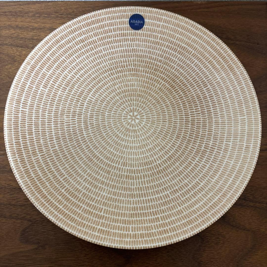 廃盤色　アラビア　Avec 24h ブラウン　20cm プレート　2枚セット