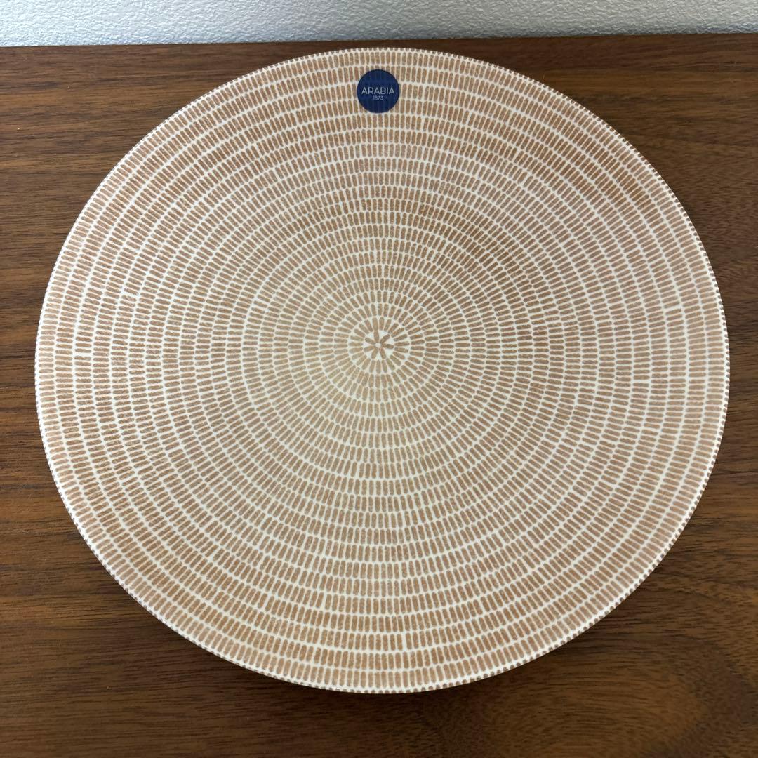 廃盤色　アラビア　Avec 24h ブラウン　20cm プレート　2枚セット