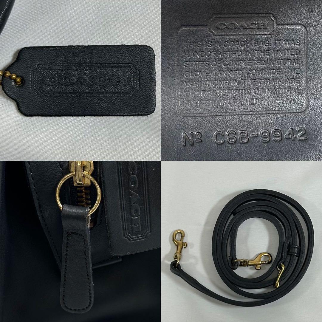 【美品】オールドコーチ 9942 2way ショルダーバッグ レザー 斜め掛け