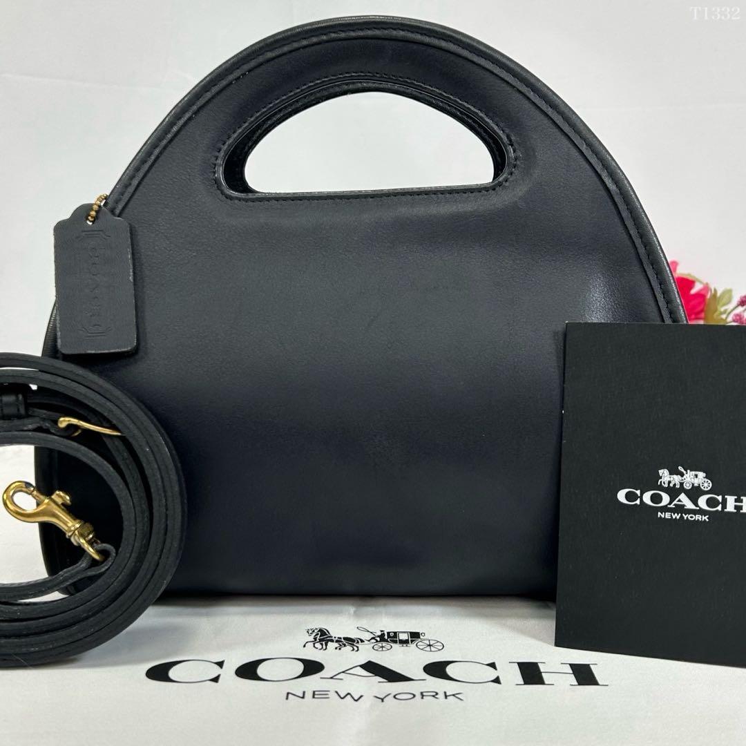 【美品】オールドコーチ 9942 2way ショルダーバッグ レザー 斜め掛け