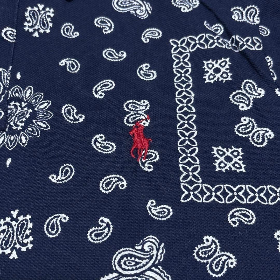 ラルフローレン　ペイズリー　ポロシャツ　半袖