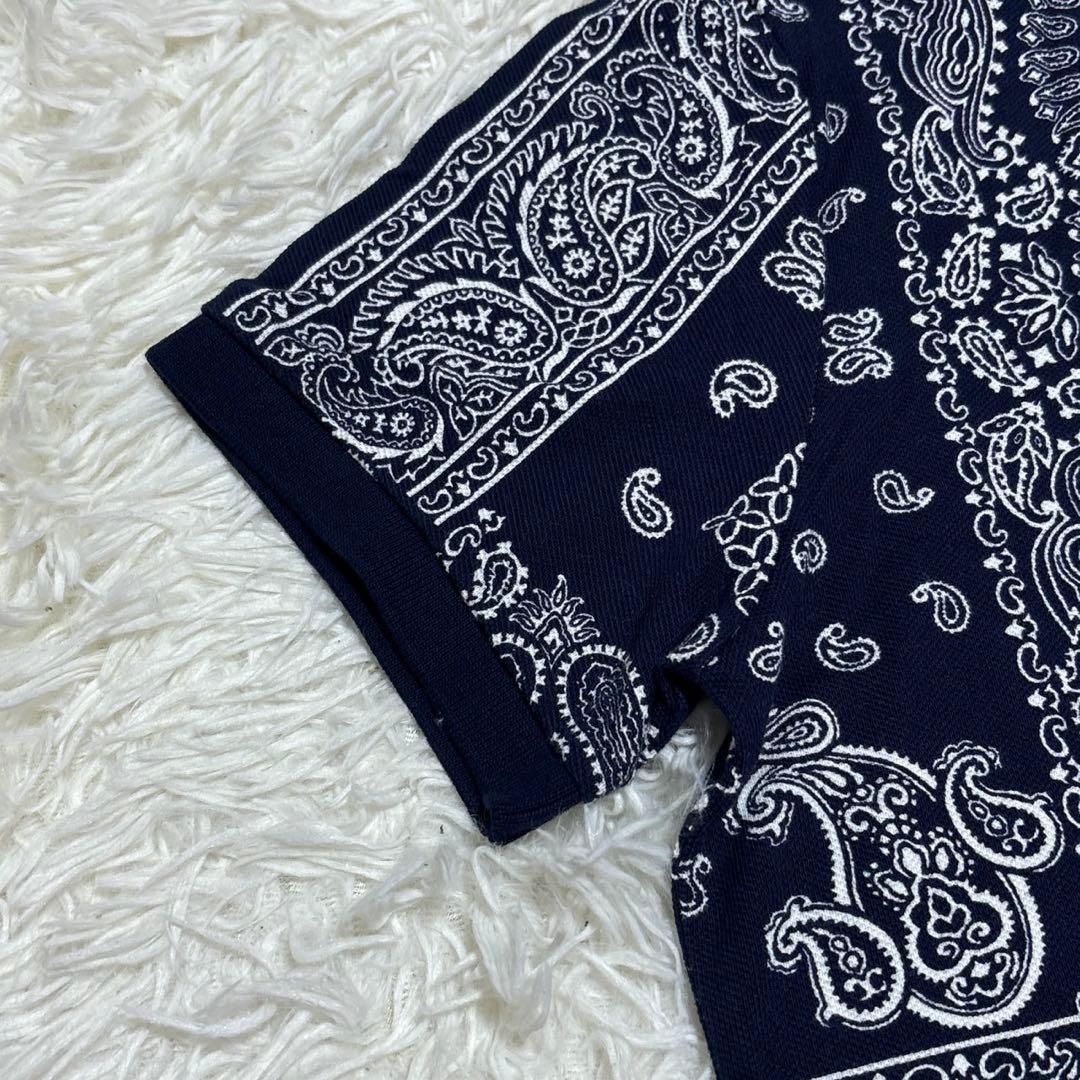 ラルフローレン　ペイズリー　ポロシャツ　半袖