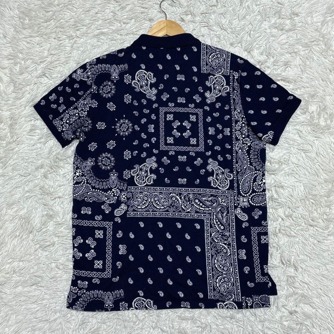 ラルフローレン　ペイズリー　ポロシャツ　半袖