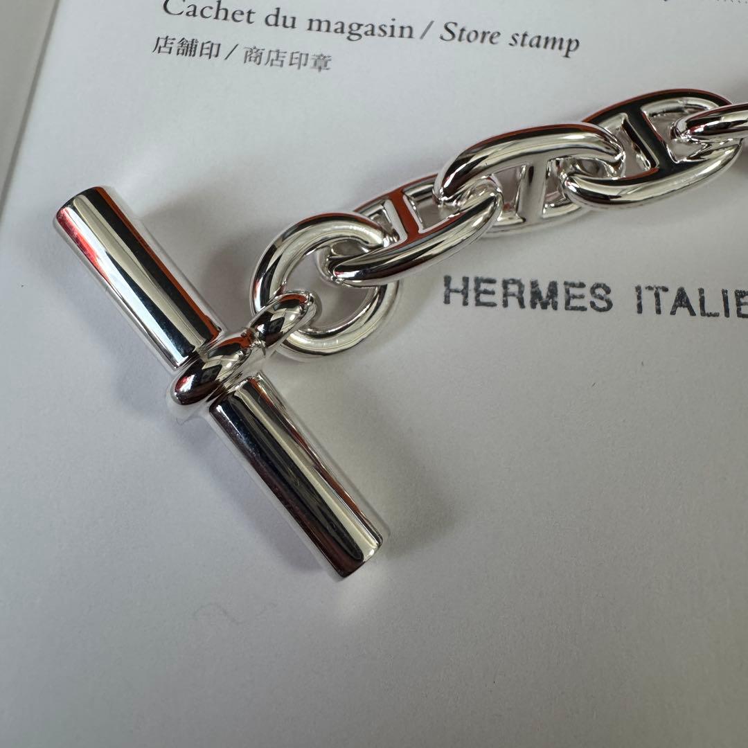 【新品未使用】 MM 16 コマ エルメス シェーヌダンクル ブレスレット