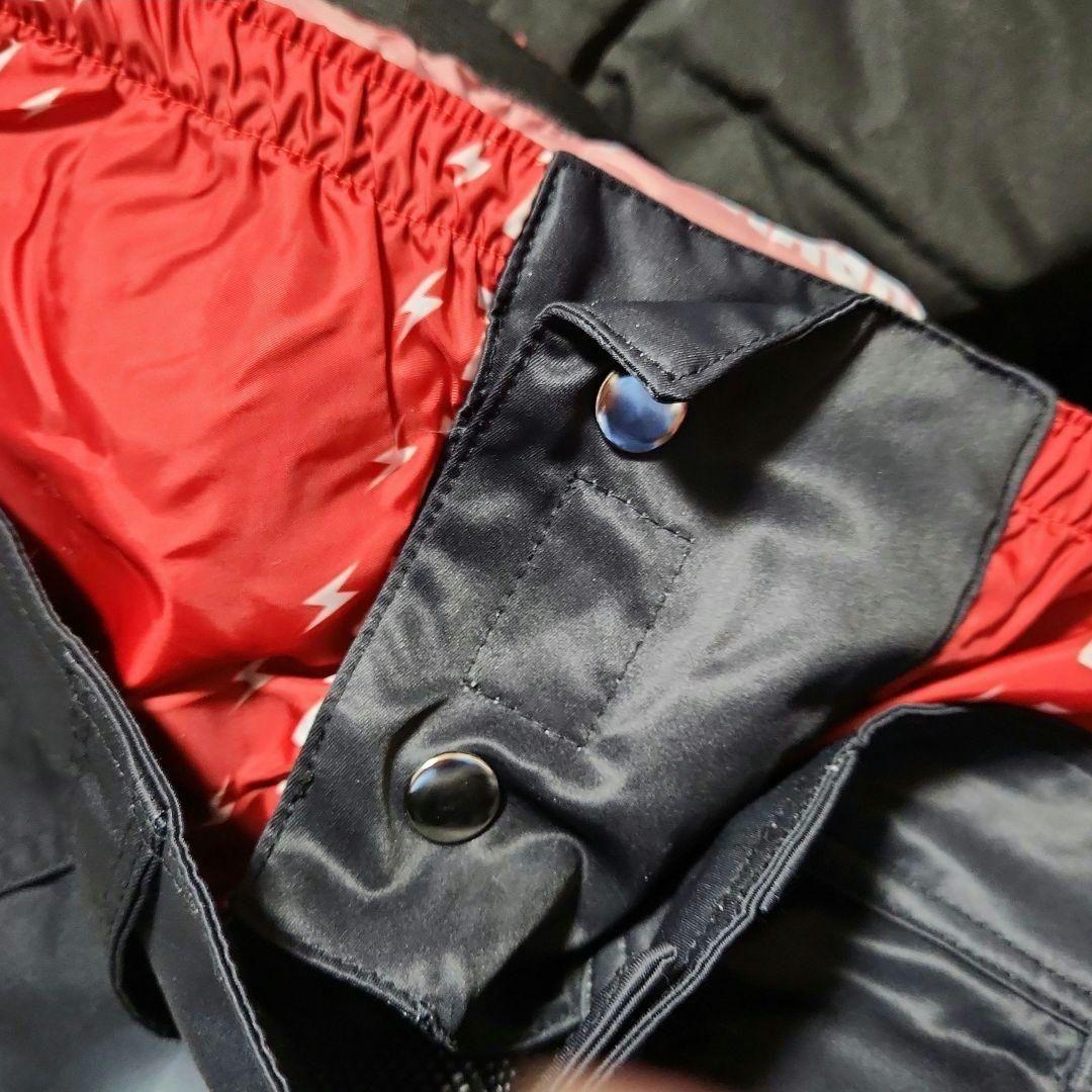 新品訳あり スノーウェア セットアップ スノボ スキー メンズ イナズマ L