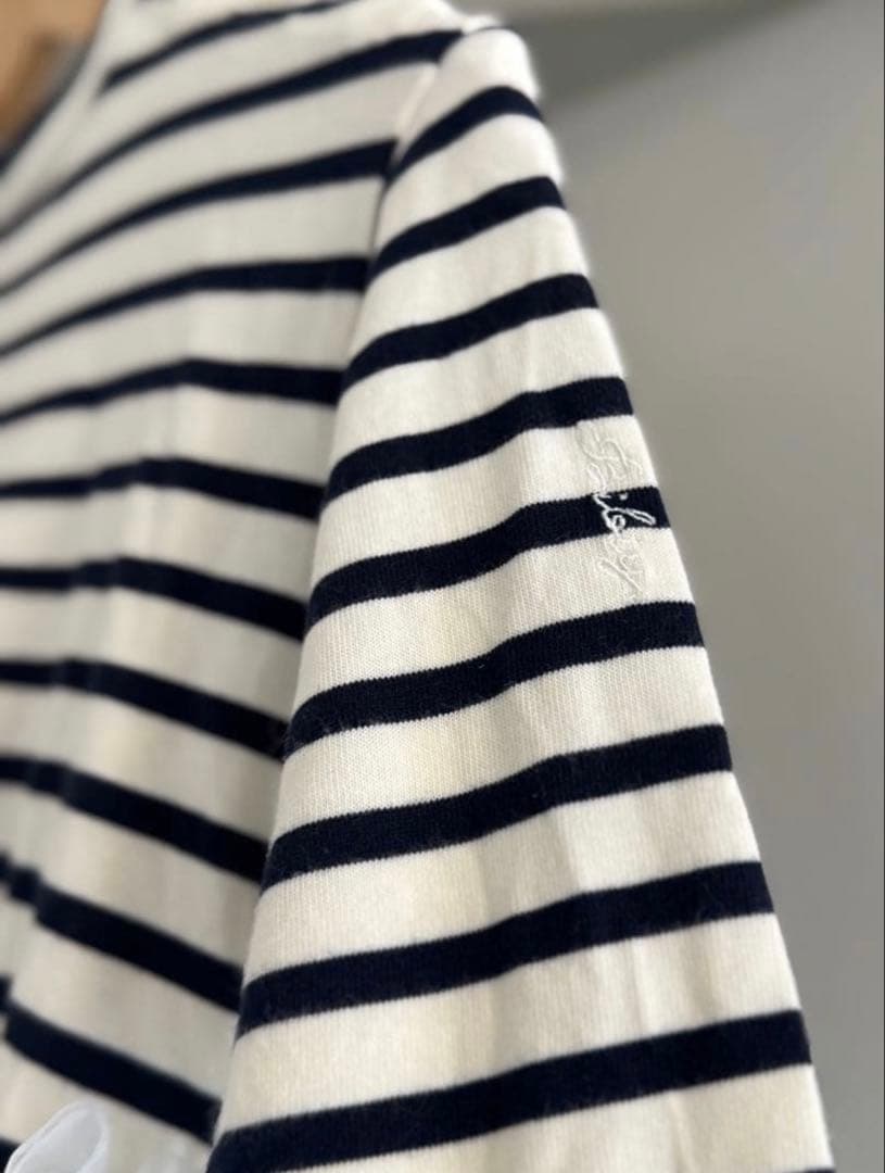 Bibiy. ビビィストライプチュール フリル　トップス