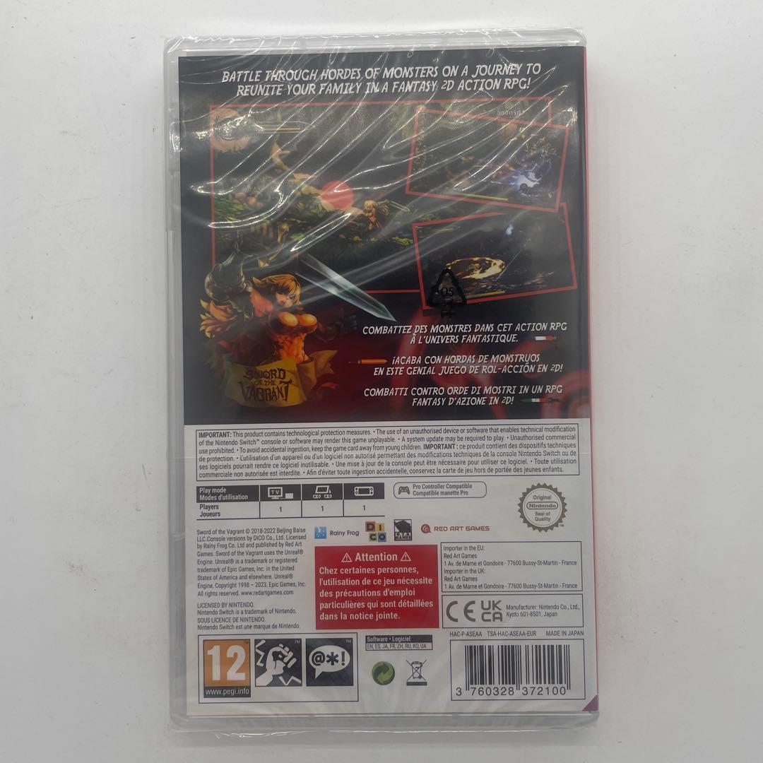 新品　SWORD OF THE VAGRANT NINTENDO SWITCH