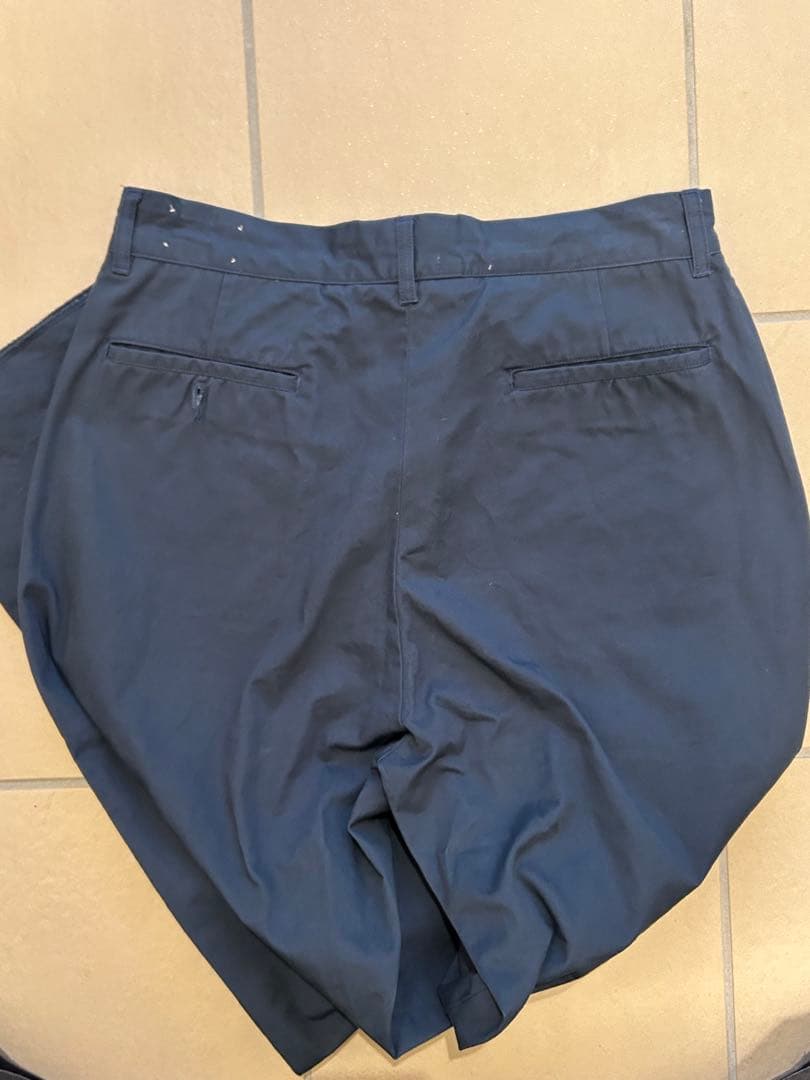 新品　atlast&co 511 NAVY 34 ワークトラウザーズ　AKIRA