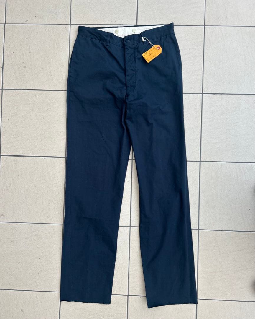 新品　atlast&co 511 NAVY 34 ワークトラウザーズ　AKIRA