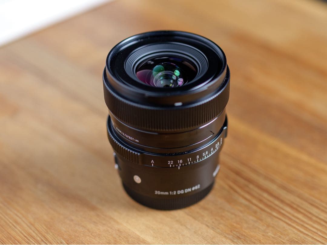 SIGMA 20mm F2 DG DN レンズ