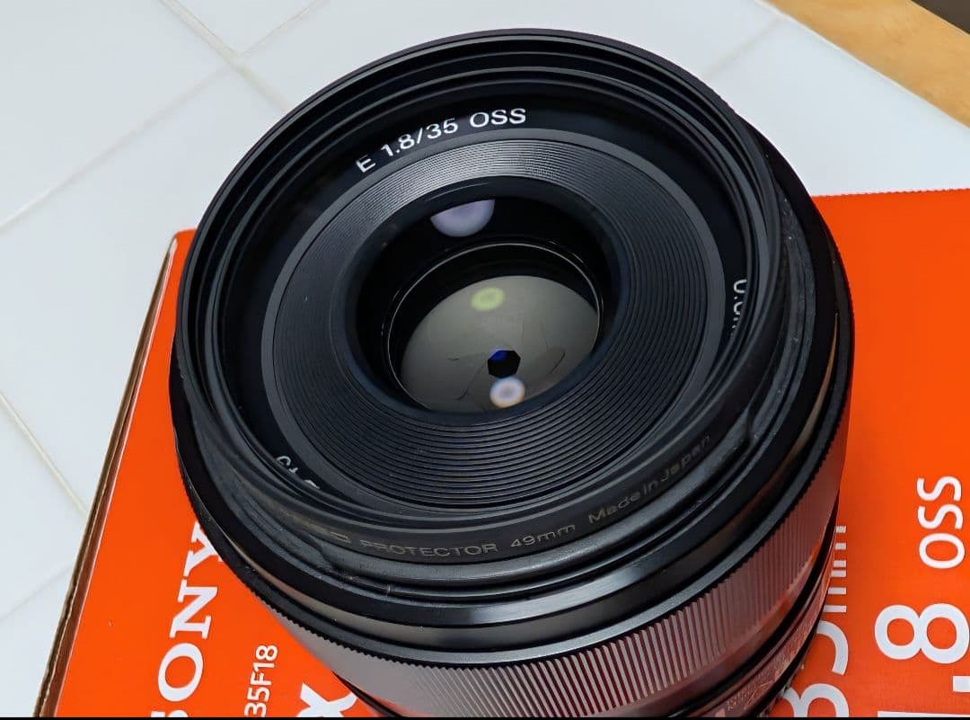 【美品】Sony SEL35F18 単焦点レンズ　可変NDフィルター他おまけ付き