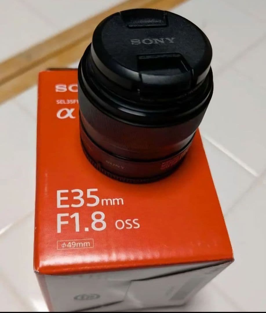 【美品】Sony SEL35F18 単焦点レンズ　可変NDフィルター他おまけ付き