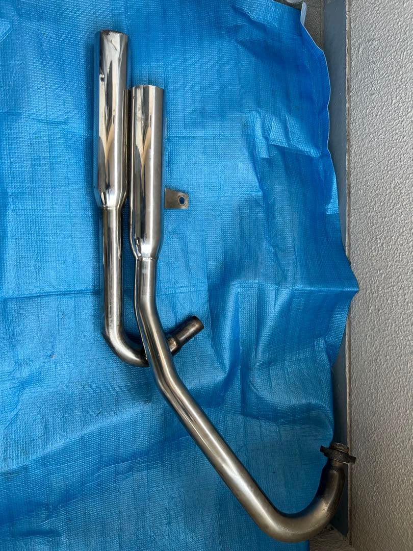 じじ Vツインマグナ250 SP忠男 スーパーコンバットTドラッグマフラー