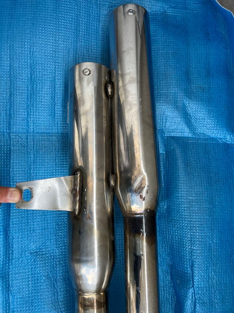 じじ Vツインマグナ250 SP忠男 スーパーコンバットTドラッグマフラー