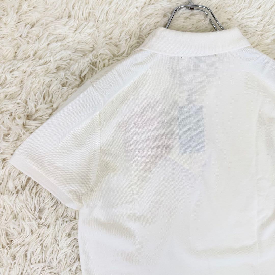 新品 未使用 希少 ラルフローレン ポロシャツ ピンクポニー 半袖 白 刺繍 L