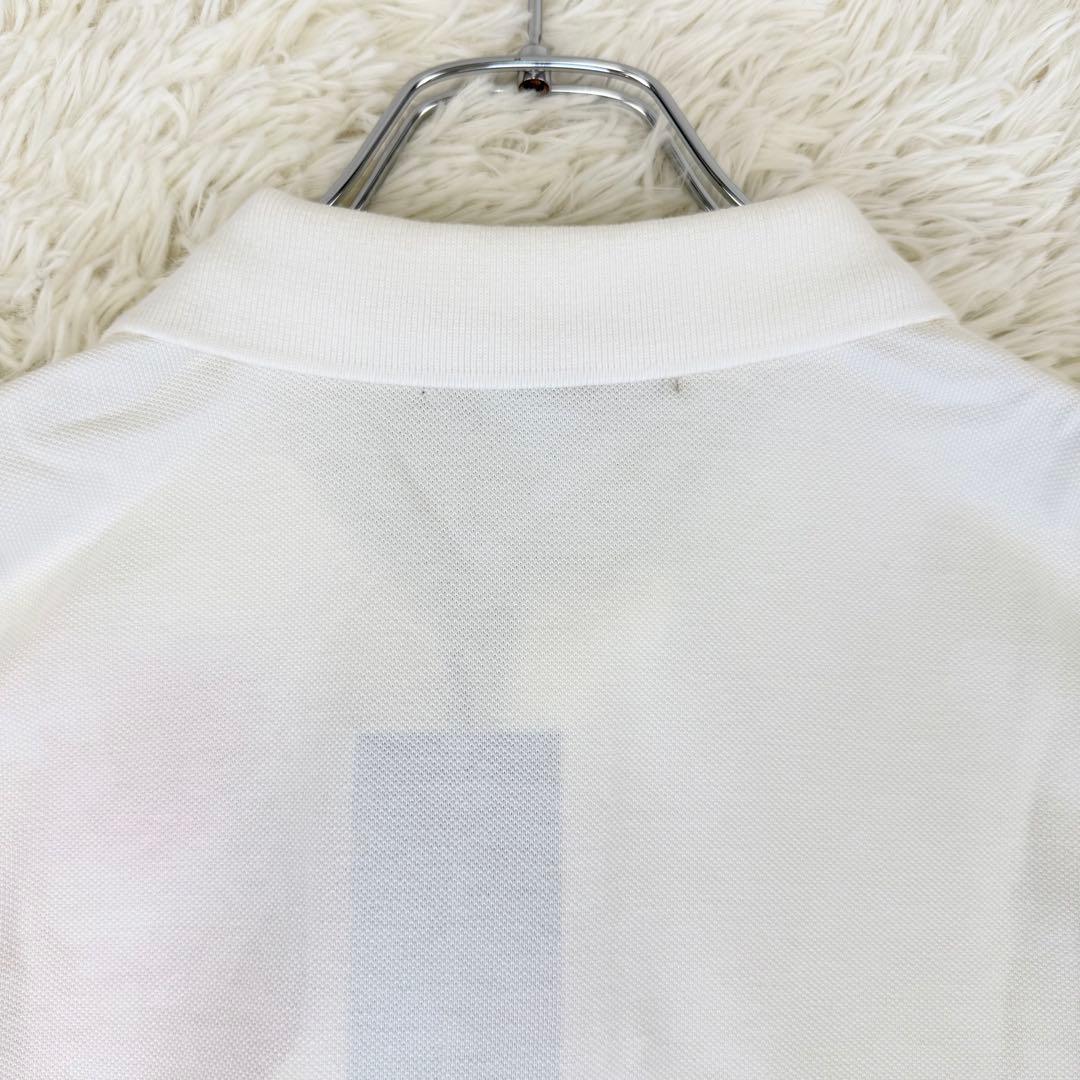 新品 未使用 希少 ラルフローレン ポロシャツ ピンクポニー 半袖 白 刺繍 L