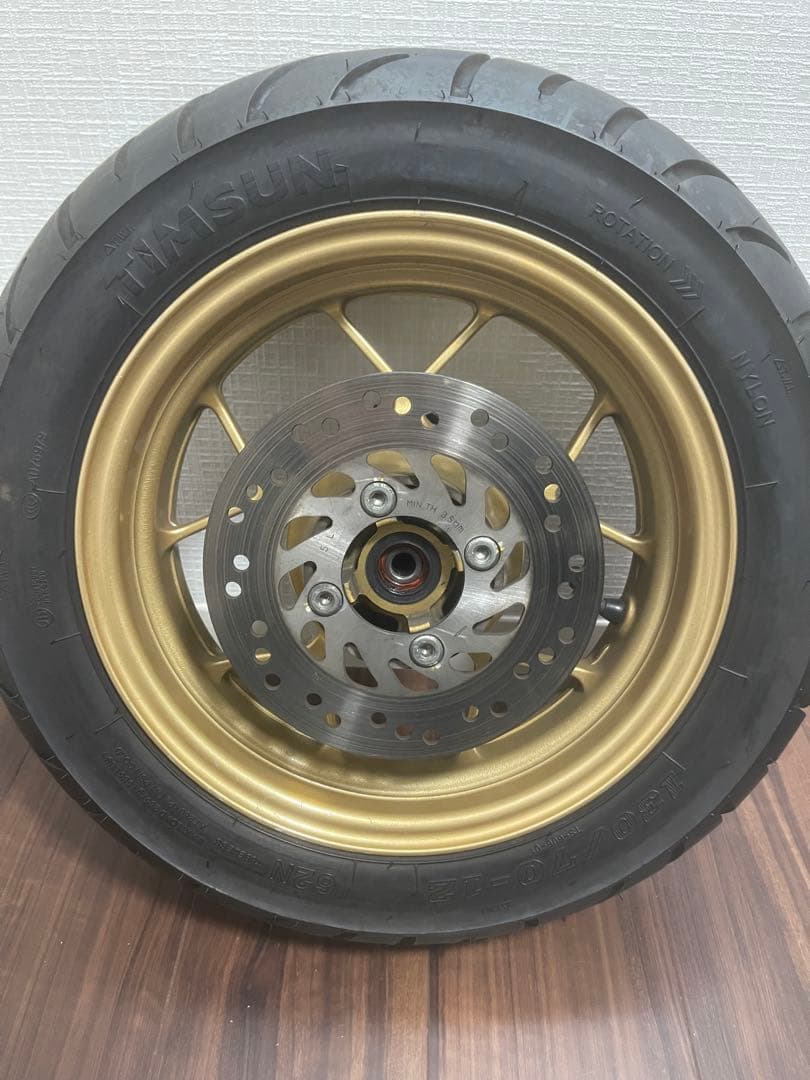 JC61 2014グロム リアホイール ミシュランパワーピュア付き