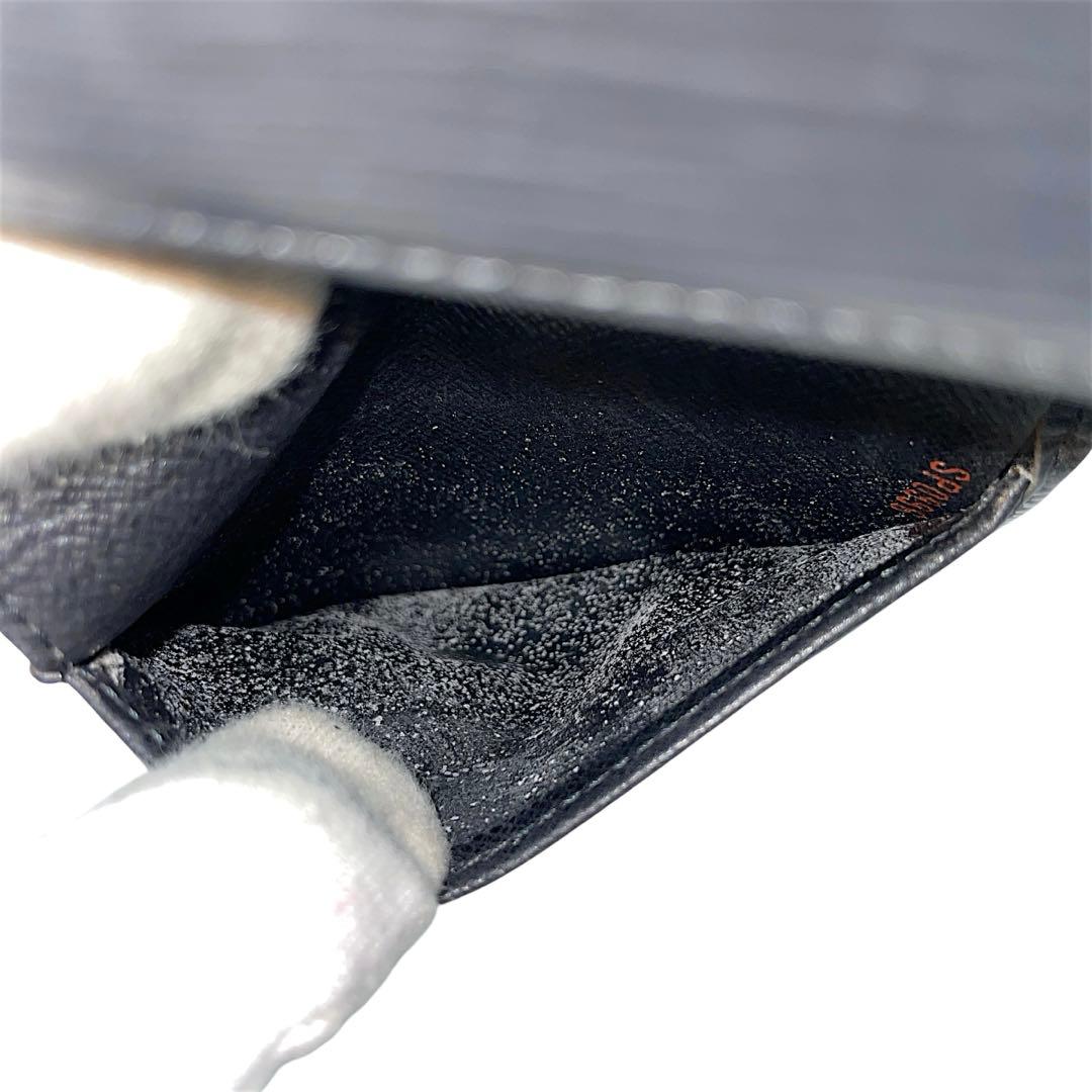 【美品】LOUIS VUITTON ルイヴィトン　折り財布　エピ　黒　ブラック