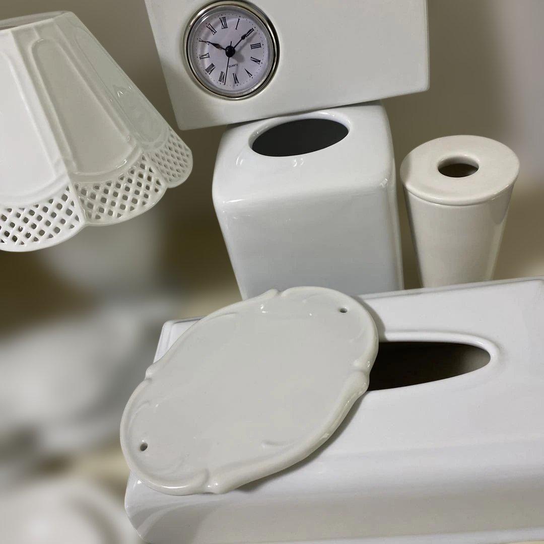 ポーセラーツ　白磁インテリアセット