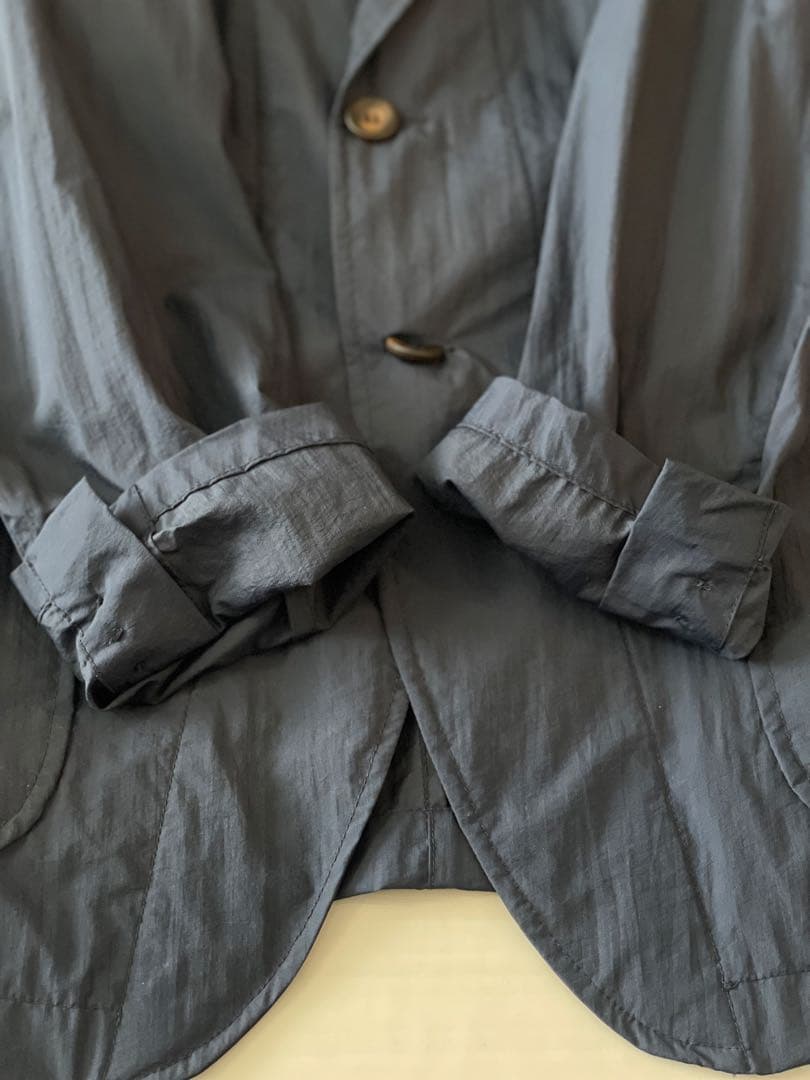 LARDINI ナイロンジャケット　テーラードジャケット