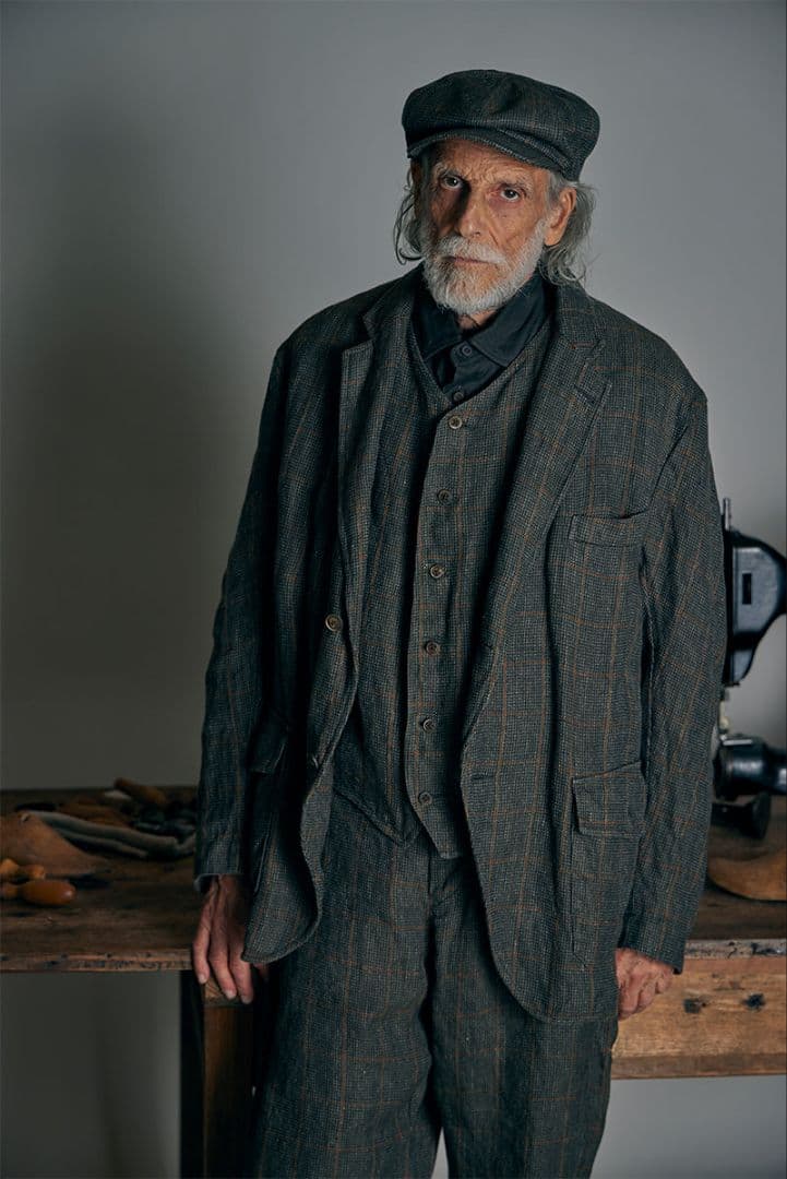 ナイジェルケーボン　コブラージャケット　ヘンプチェック　107800円