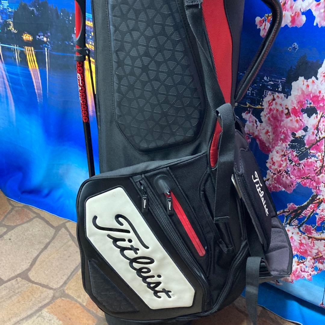 寶BU-1100 Titleist スタンド式 キャディバッグ ブラック