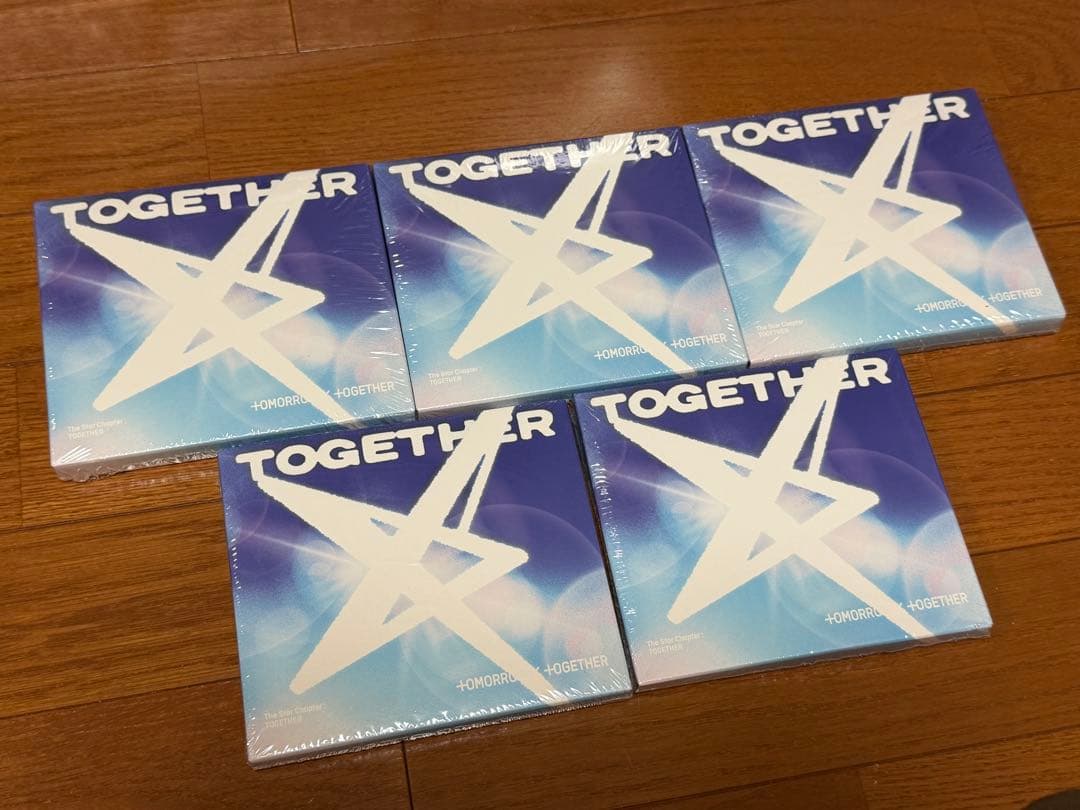 TXTアルバムTOGETHER ソロトラック盤5種セット×20セット　計100枚