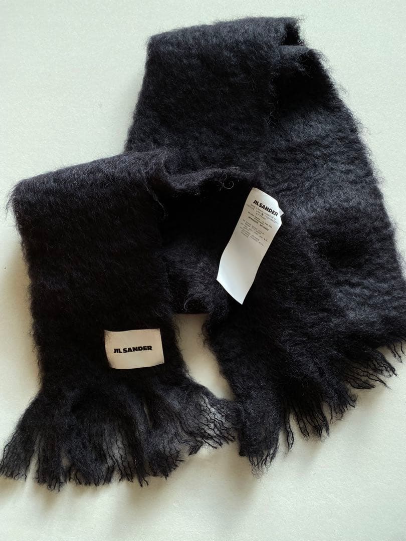 新品 JIL SANDER エクストラロングモヘアブレンドマフラー