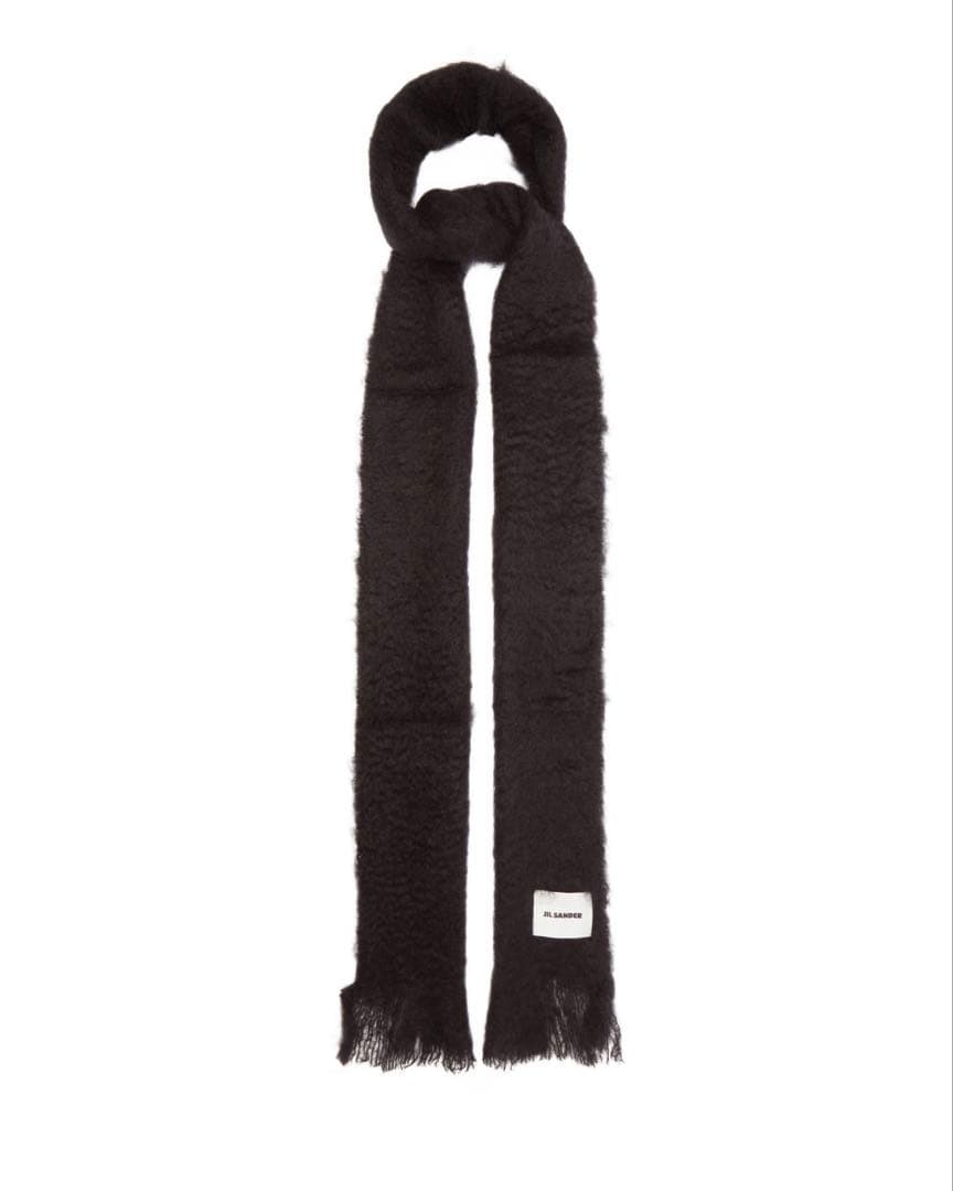 新品 JIL SANDER エクストラロングモヘアブレンドマフラー