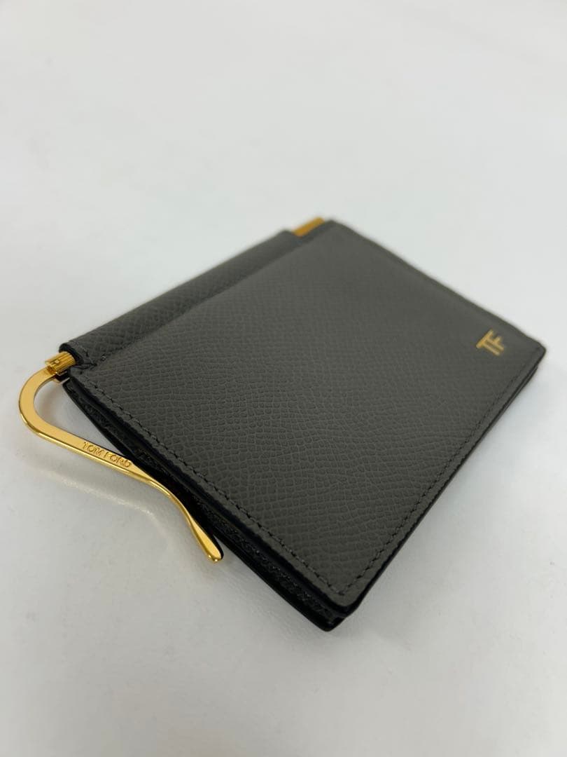 TOM FORD トムフォード マネークリップ グレー