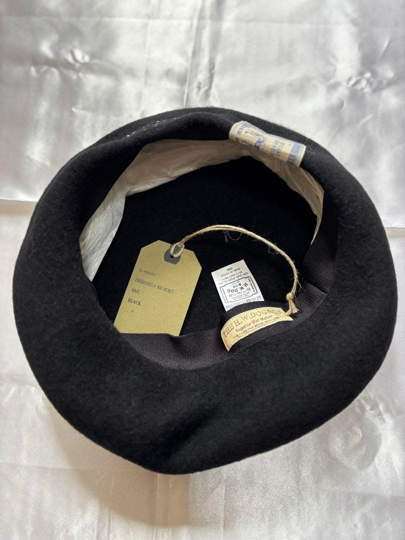 帽子 THE H.W.DOG&CO. EMBROIDERY BIG BERET