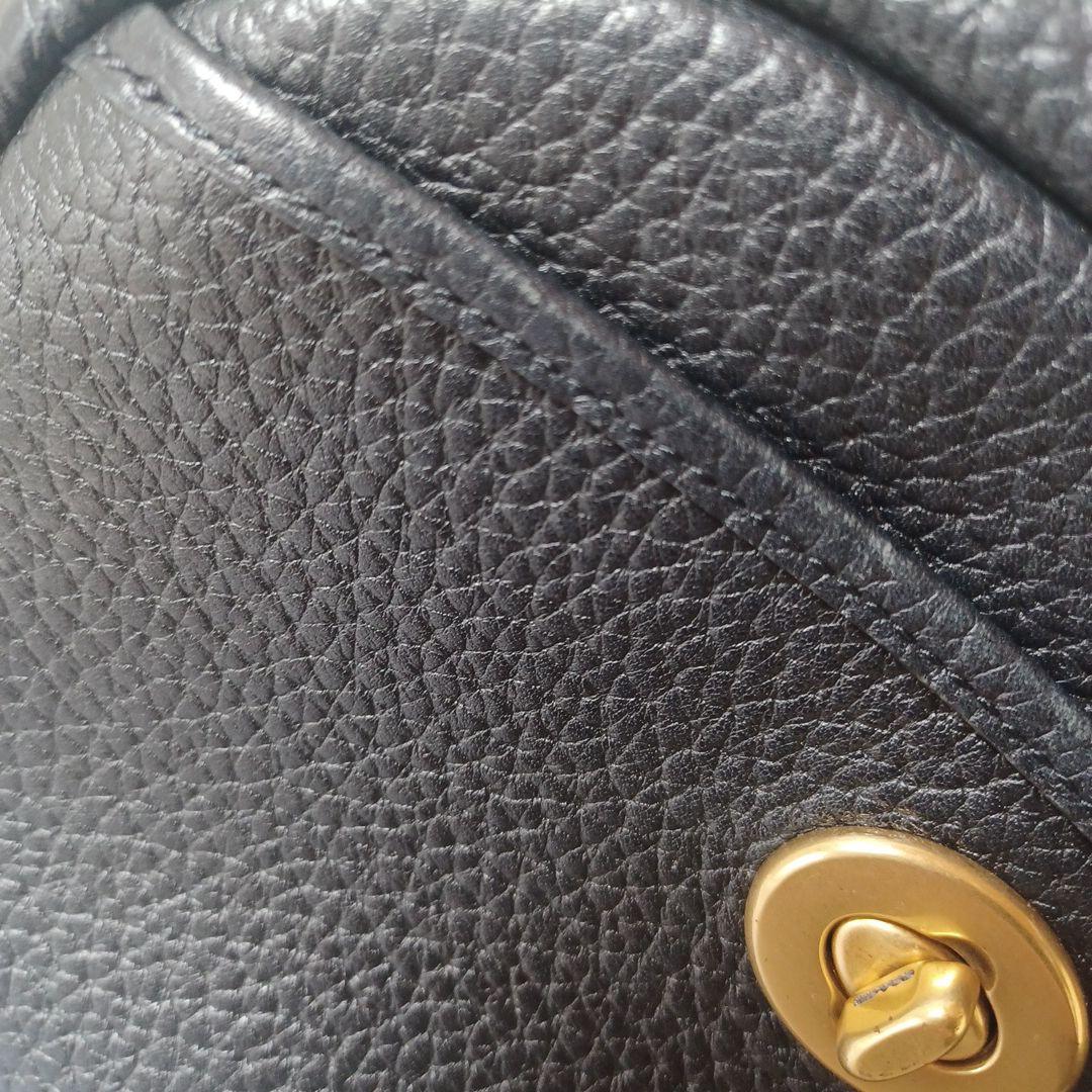 COACH コーチ　カメラバッグ　ターンロック　ブラック　ショルダーバッグ