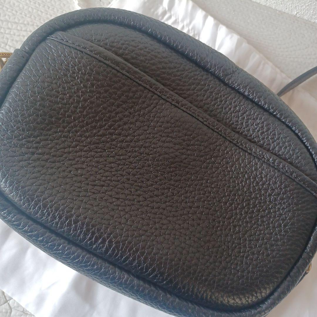 COACH コーチ　カメラバッグ　ターンロック　ブラック　ショルダーバッグ
