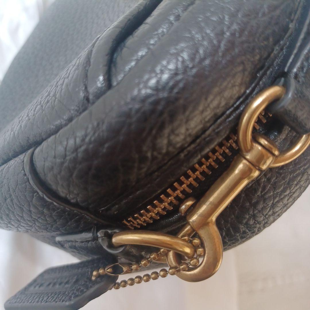 COACH コーチ　カメラバッグ　ターンロック　ブラック　ショルダーバッグ