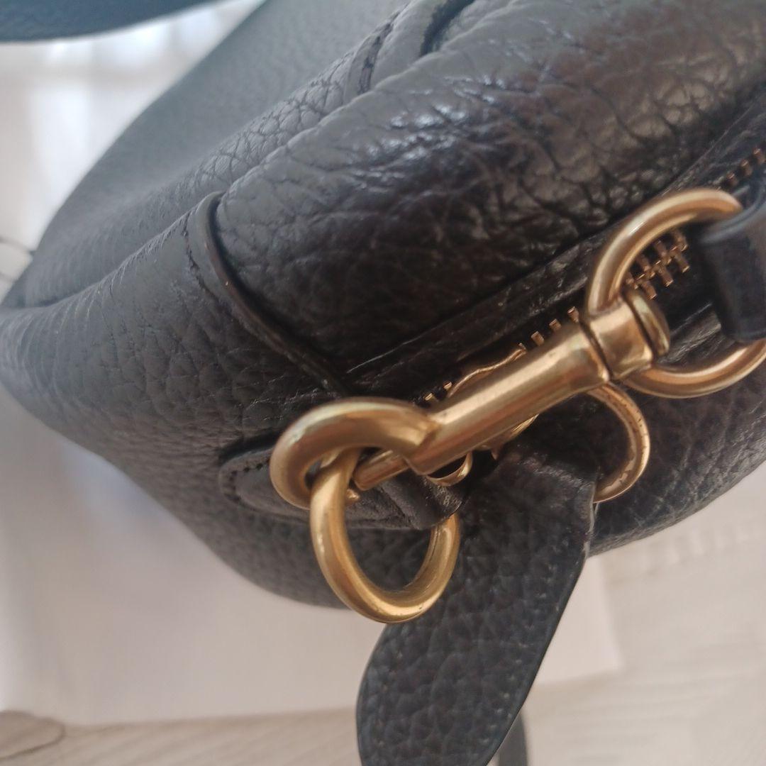 COACH コーチ　カメラバッグ　ターンロック　ブラック　ショルダーバッグ