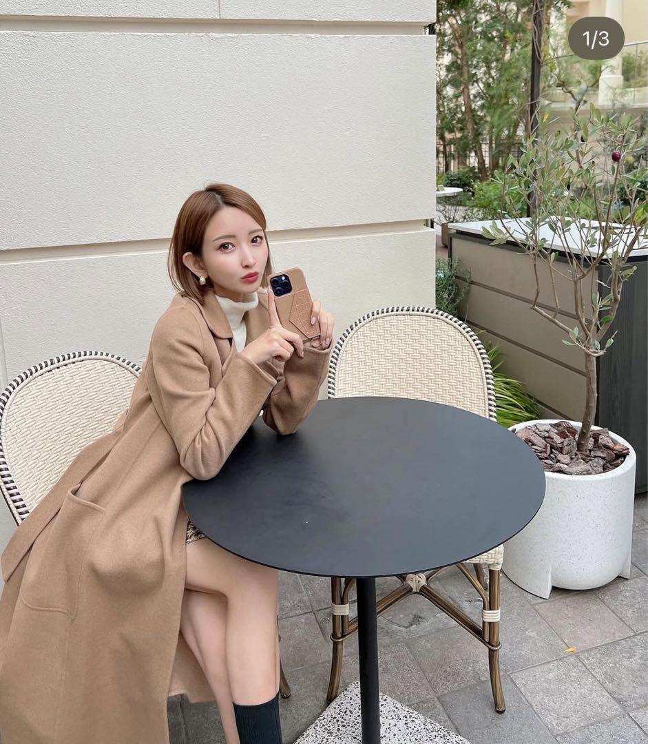 しーちゃんコラボ iPhone16Proケース ベージュレザー